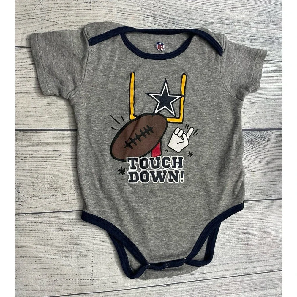 NFL Dallas Cowboys Football Baby Onesie Bodysuit Clothes Outfit, Size 18 months